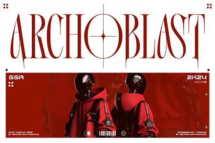 SS Archoblast - Fancy Display Serif, a Serif Font by Second Son Radiance