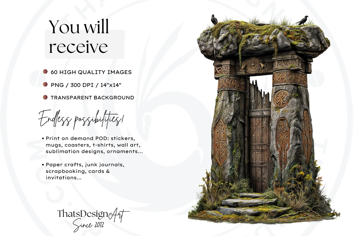World Architecture Doors and windows, a Decorative Illustration by ThatsDesignArt (Photo 2 of 10)