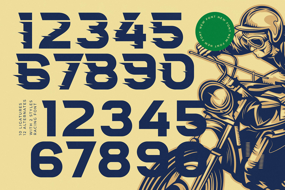 Grand Engine Racing Display Font, a Sans Serif Font by timelesstype.co (Photo 15 of 20)
