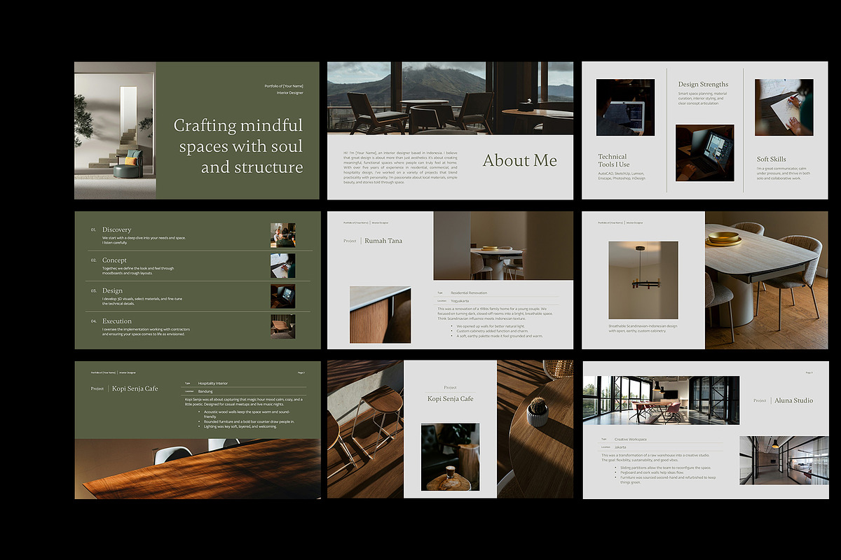 Interior Designer Portfolio GSL, a Presentation Template by Neermana (Photo 2 of 4)