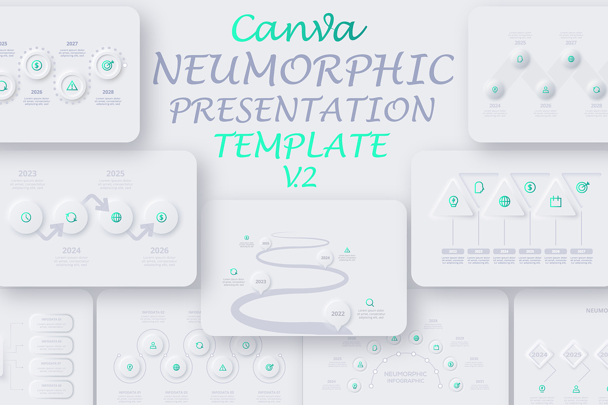 Mega Set Canva Presentation Template, a Presentation Template by Infographics project (Photo 18 of 30)