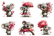 Whimsical Spring Koala Clipart, an Illustration by Dream Creation (Thumbnail 6 of 8)