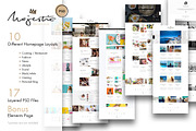 Majestic-Premium Personal Blog PSD, a Websites & App Template by Milo Studio (Thumbnail 1 of 18)