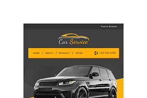 Car Service - Email Template