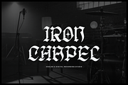 Jeff Zorvyk | Blackletter Typeface, a Blackletter Font by Denustudios (Thumbnail 7 of 12)