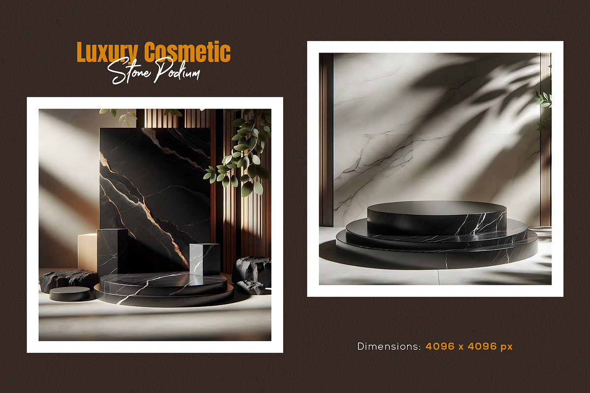 Luxury Cosmetic Stone Podium Bundle, a Background Photo by zahidhossainalif (Photo 4 of 11)