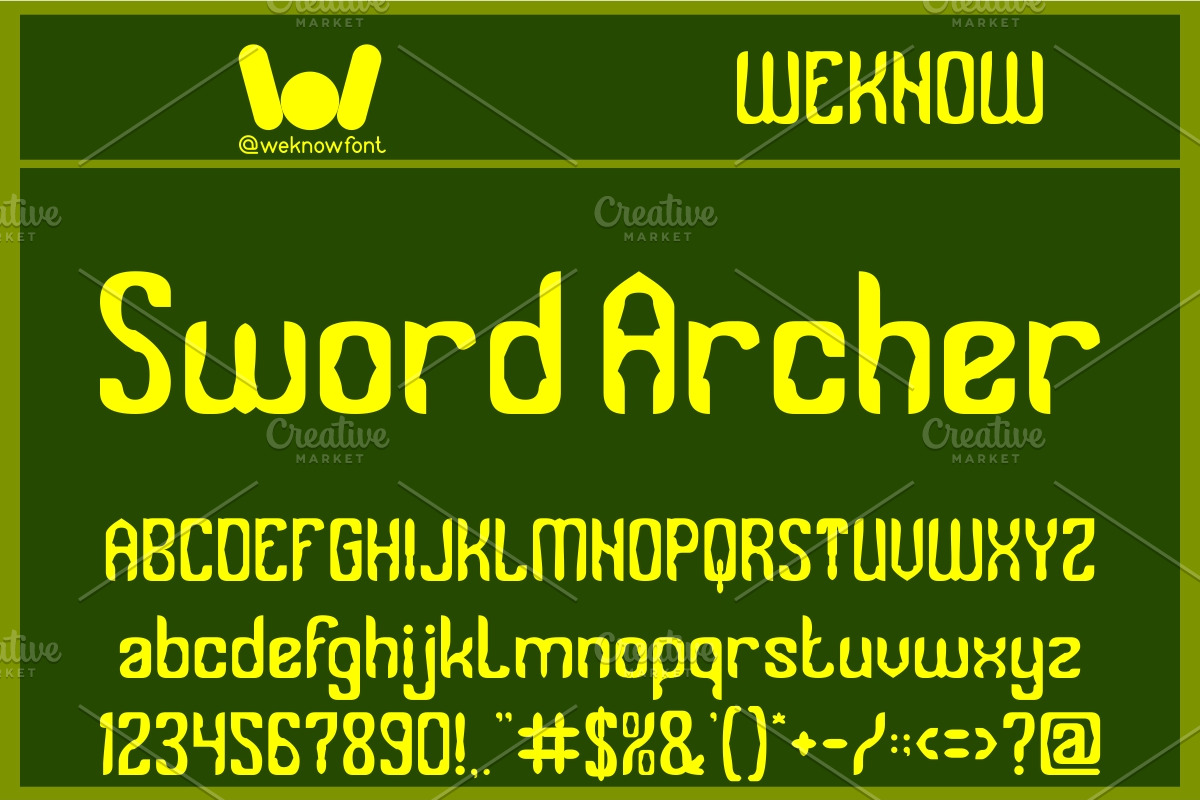 The Crown font, a Font by weknow (Photo 5 of 5)