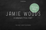 Jamie Woods condensed font, a Sans Serif Font by Angele Kamp (Thumbnail 1 of 5)