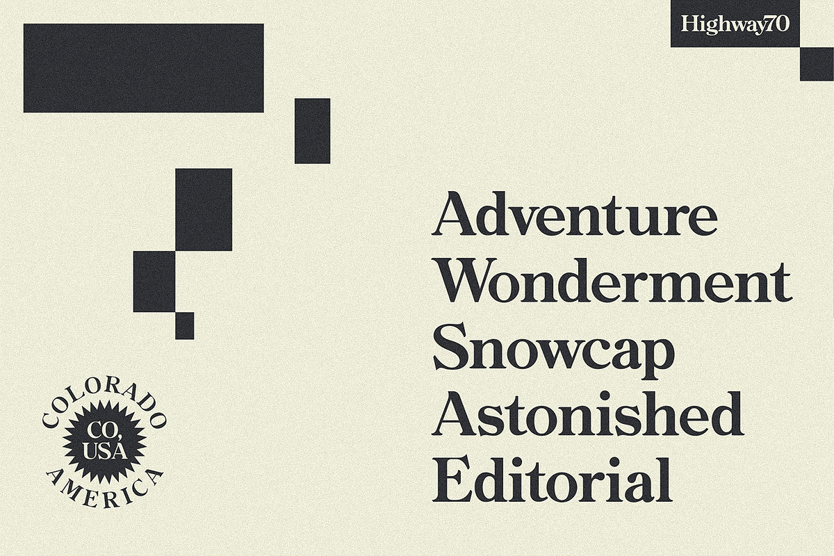 Highway 70 - Retro Serif, a Serif Font by Lateral Design (Photo 12 of 15)