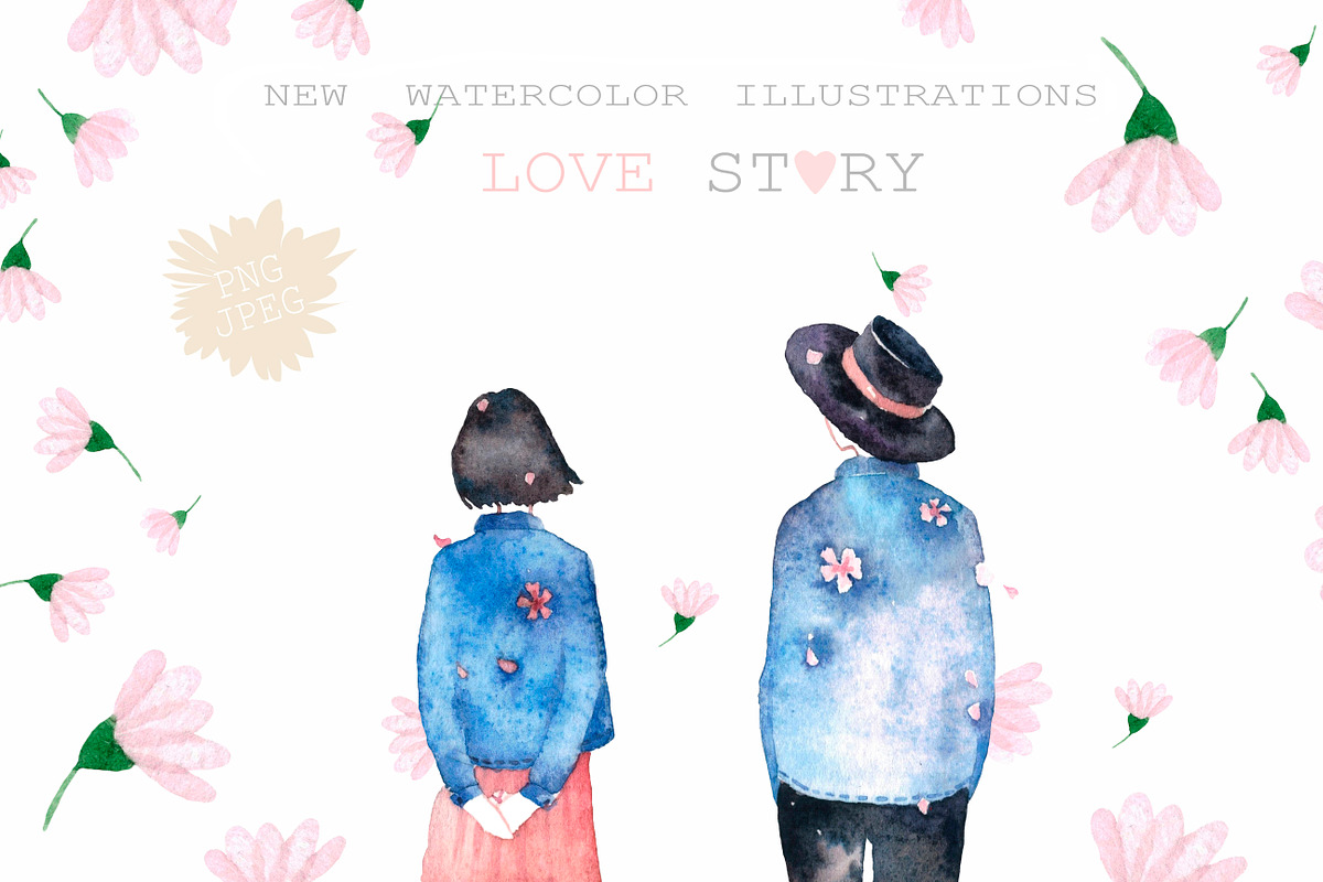 Love Story, a Decorative Illustration by Knysh Ksenya (Photo 1 of 13)
