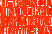 QUIRKLINE - Playful Handcrafted Font, a Handwritten Font by Tom Chalky (Thumbnail 3 of 6)