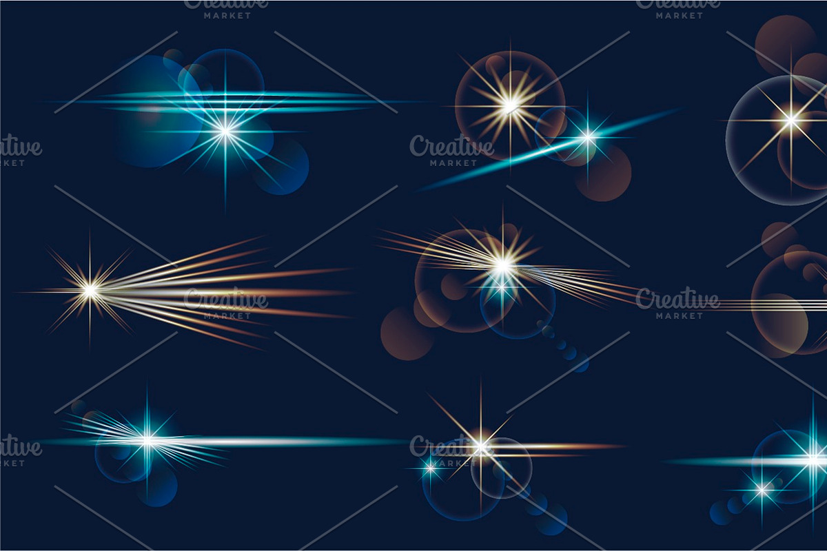 Light Effects Pack, an Object Graphic by alexdndz (Photo 6 of 11)