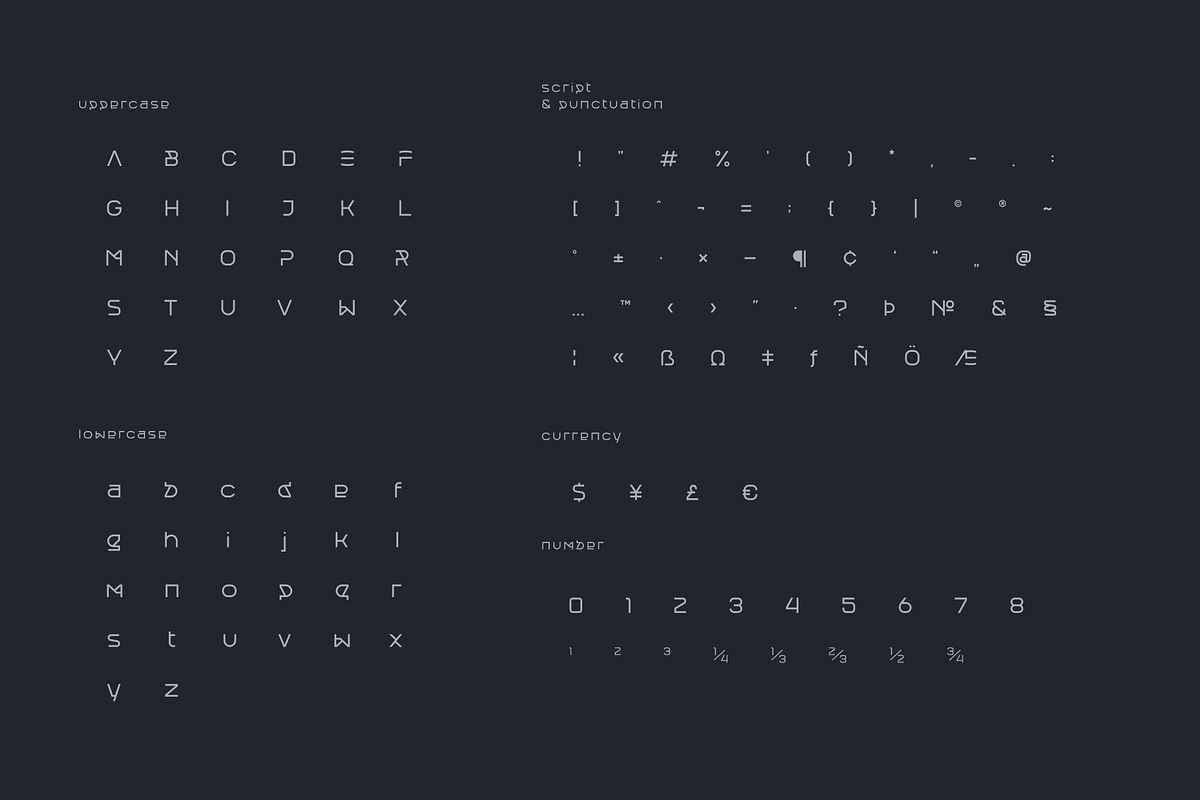 Baregx Futuristic Font, a Sans Serif Font by baqoos (Photo 9 of 9)
