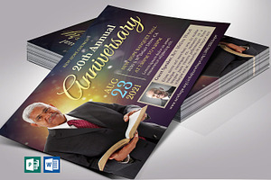 Starlight Pastor Anniversary Flyer