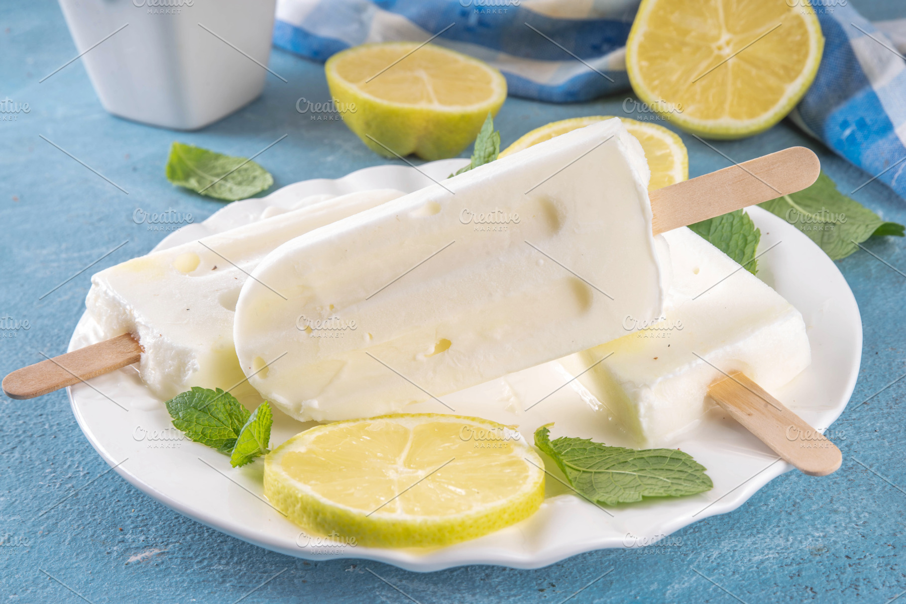Creamy Whipped lemonade popsicles, a Food & Drink Photo by Rimma