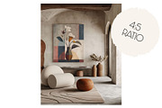 MEDITERAN Canvas Mockup Scene, a Household Mockup by MOAROShop (Thumbnail 3 of 6)