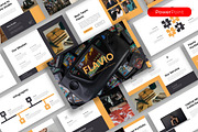 Flavio– Business PowerPoint Template, a Presentation Template by kreatifreya (Thumbnail 1 of 5)