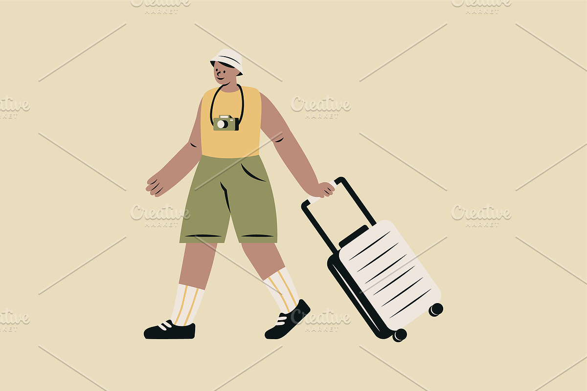 People Traveling Illustration, a Person Illustration by Jump Studio (Photo 5 of 10)