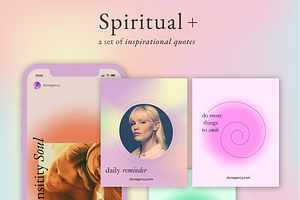 MISTI - Spiritual IG Canva Templates