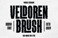 VELDOREN BRUSH - Modern Font