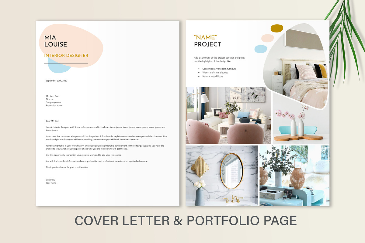 Interior Designer Resume Portfolio, a Resume Template by Stanin Studio (Photo 3 of 10)