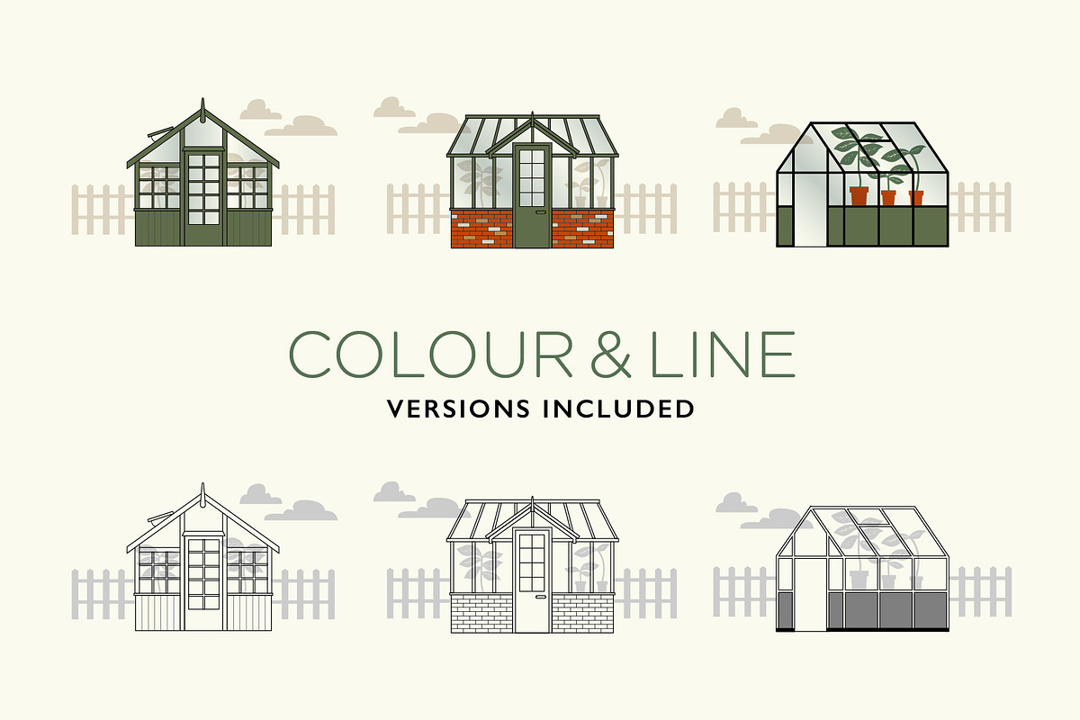 Greenhouse Illustrations, an Illustration by the cabin supply co (Photo 3 of 5)