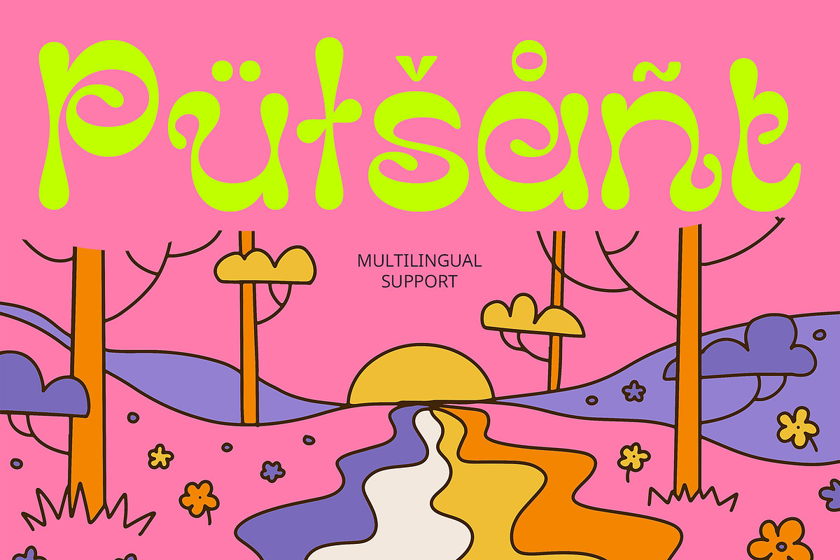 CS Rianty – Trippy Font, a Sans Serif Font by Craft Supply Co. (Photo 5 of 8)