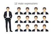 Business Asian man and woman 2 in 1, a Finance Illustration by Volha Hlinskaya (Thumbnail 5 of 9)