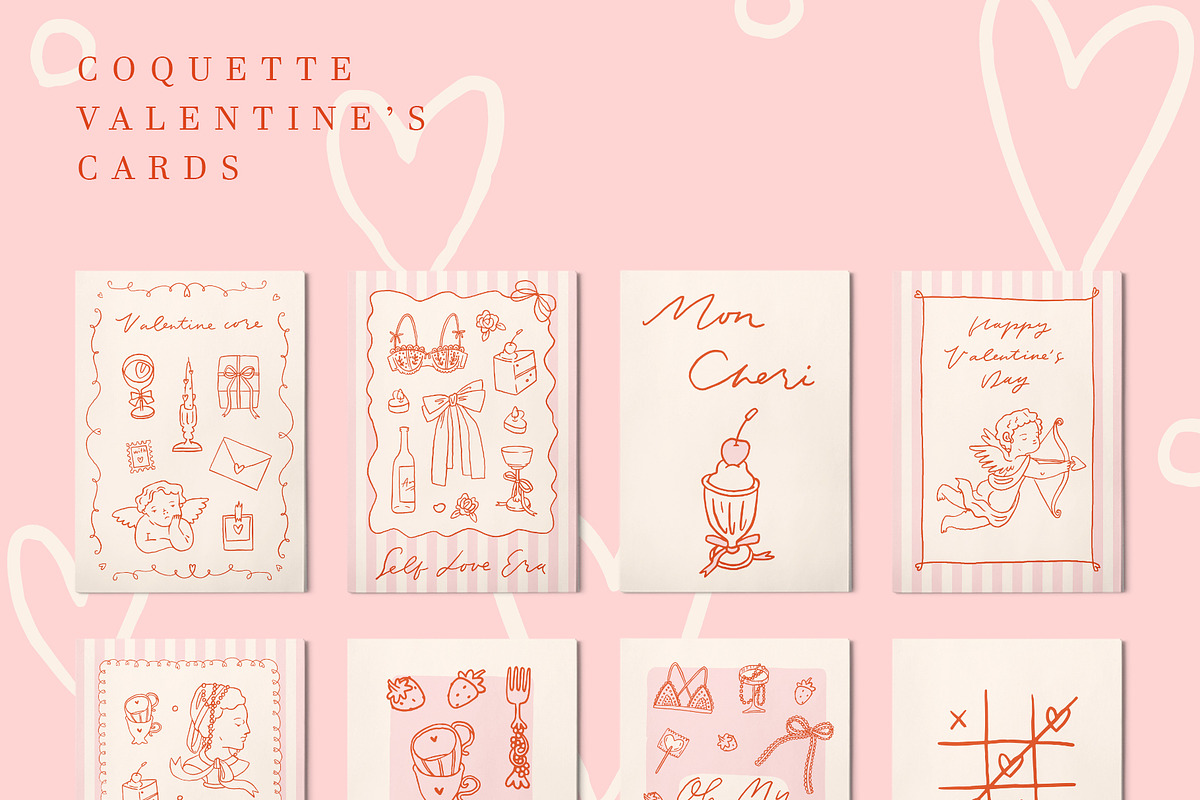 Romantic coquette bundle - 4 in 1, an Object Graphic by Cute Atelier (Photo 13 of 29)