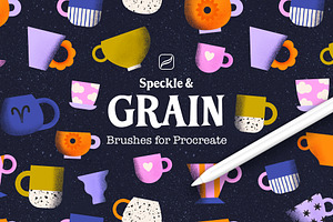 Grain brushes for Procreate