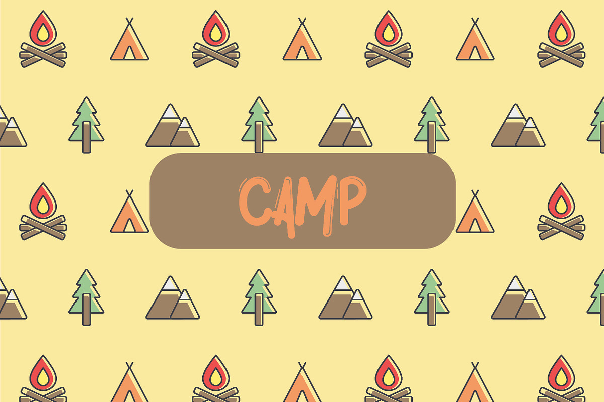Icon patterns bundle/8 Themes/50%off, a Pattern Graphic by MikeHill (Photo 3 of 12)
