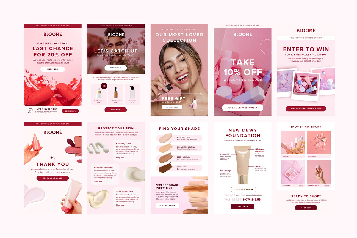 24 Canva Email Template Flow Designs, an Email Template by The Ecommerce Creative (Photo 9 of 12)