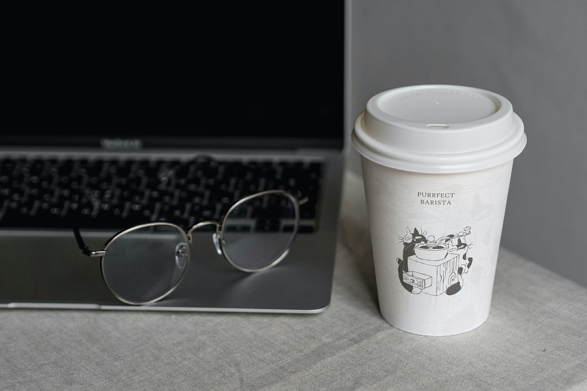 Purrfect Barista Hand Drawn Clipart, an Illustration by Anastasiya Klempach (Photo 10 of 13)