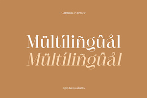 Garmalla - Display Serif Font