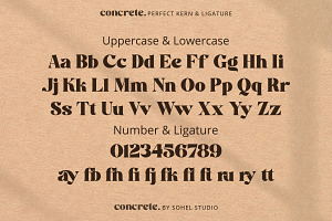 Concrete - Bold Advertising Typeface