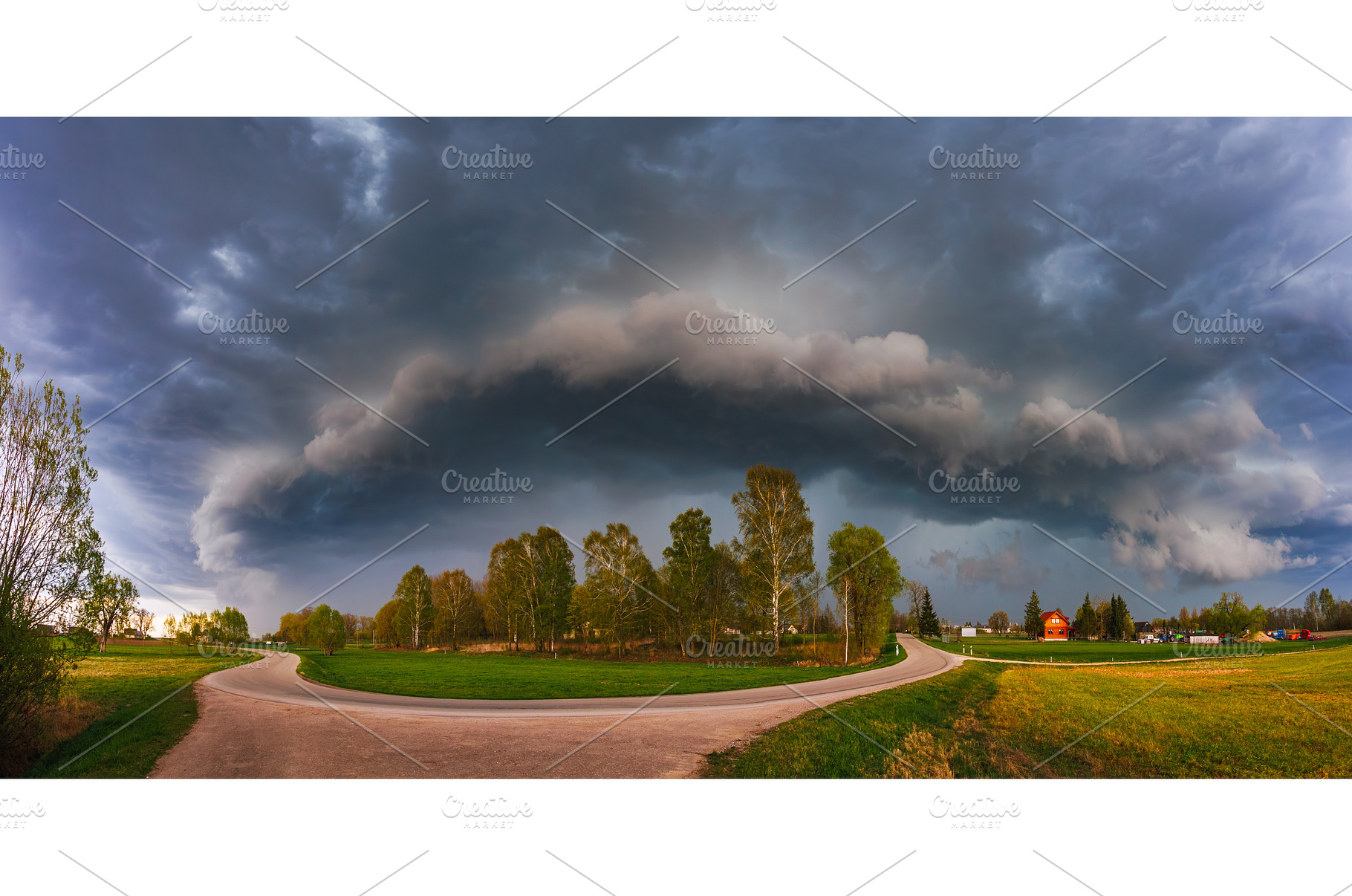 Supercell, shelf, arcus storm clouds, a Nature Photo by Lukas Jonaitis SHOP