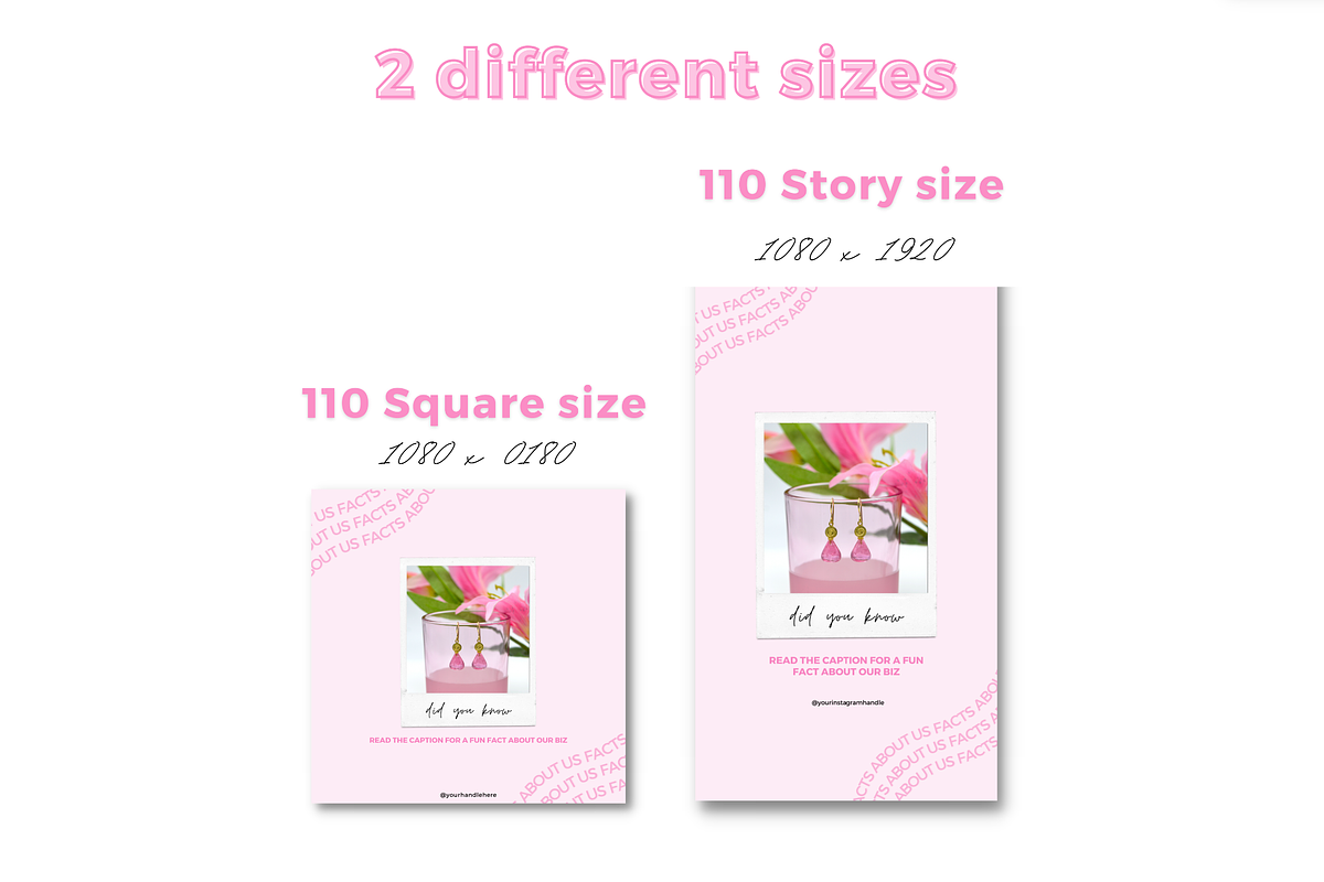 E-commerce Instagram Templates, a Social Media Template by Cate Creates (Photo 6 of 8)