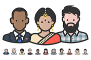 70 Avatar Icons, an Icon by Iconify.it (Thumbnail 1 of 3)