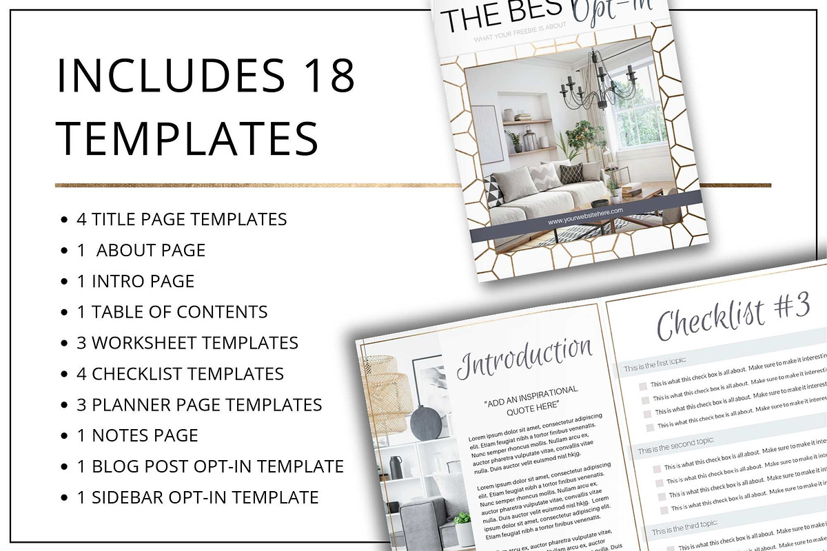 Lead Magnet Templates Canva InDesign, a Magazine Template by Lady Boss Studio (Photo 2 of 9)