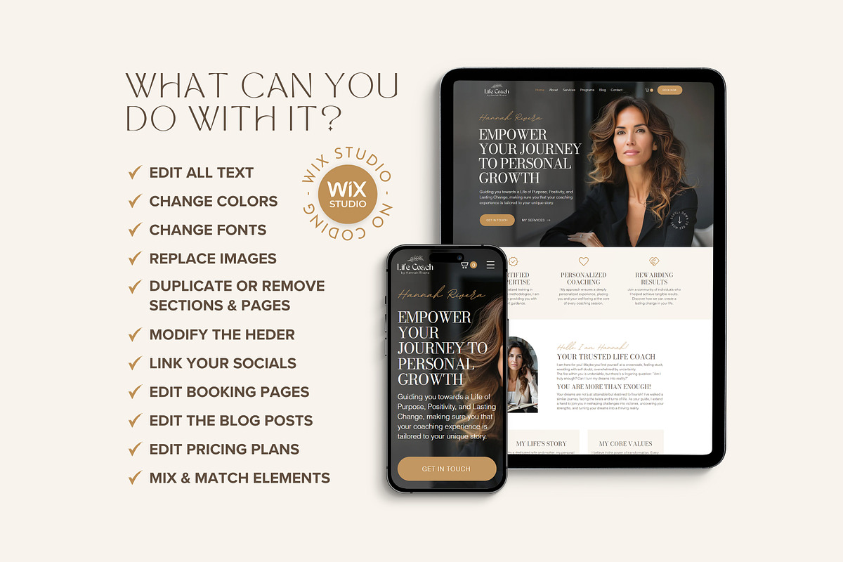 Wix Studio Coaching Website preview 7