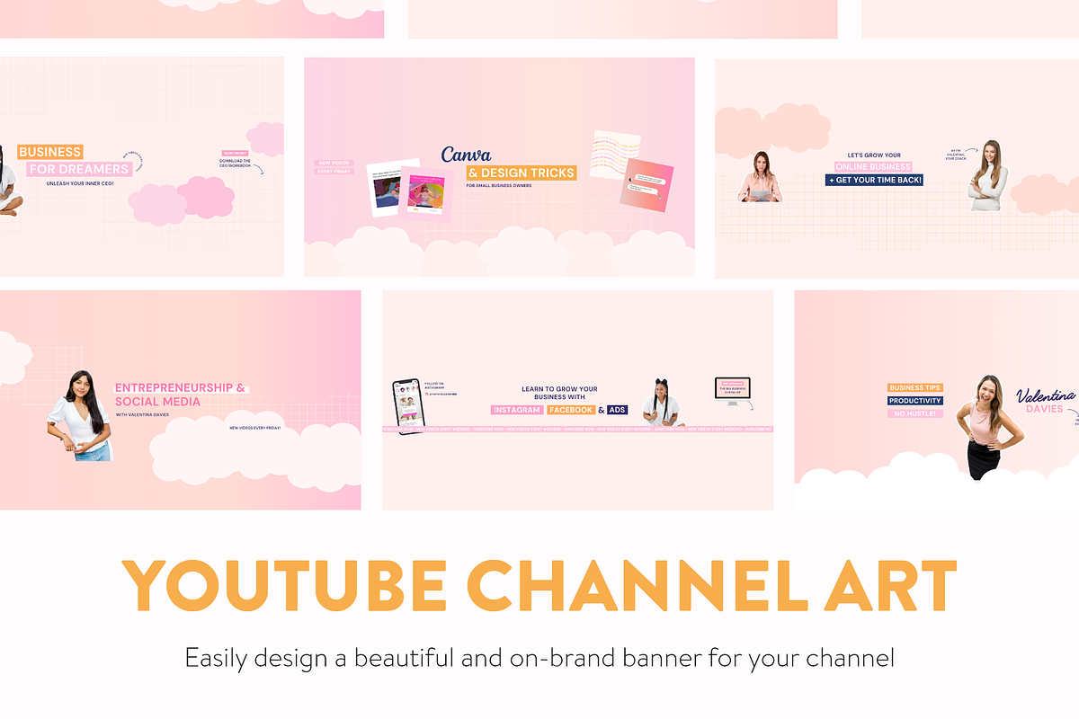 Youtube Branding Templates Pack, a Social Media Template by My Social Boutique (Photo 6 of 9)