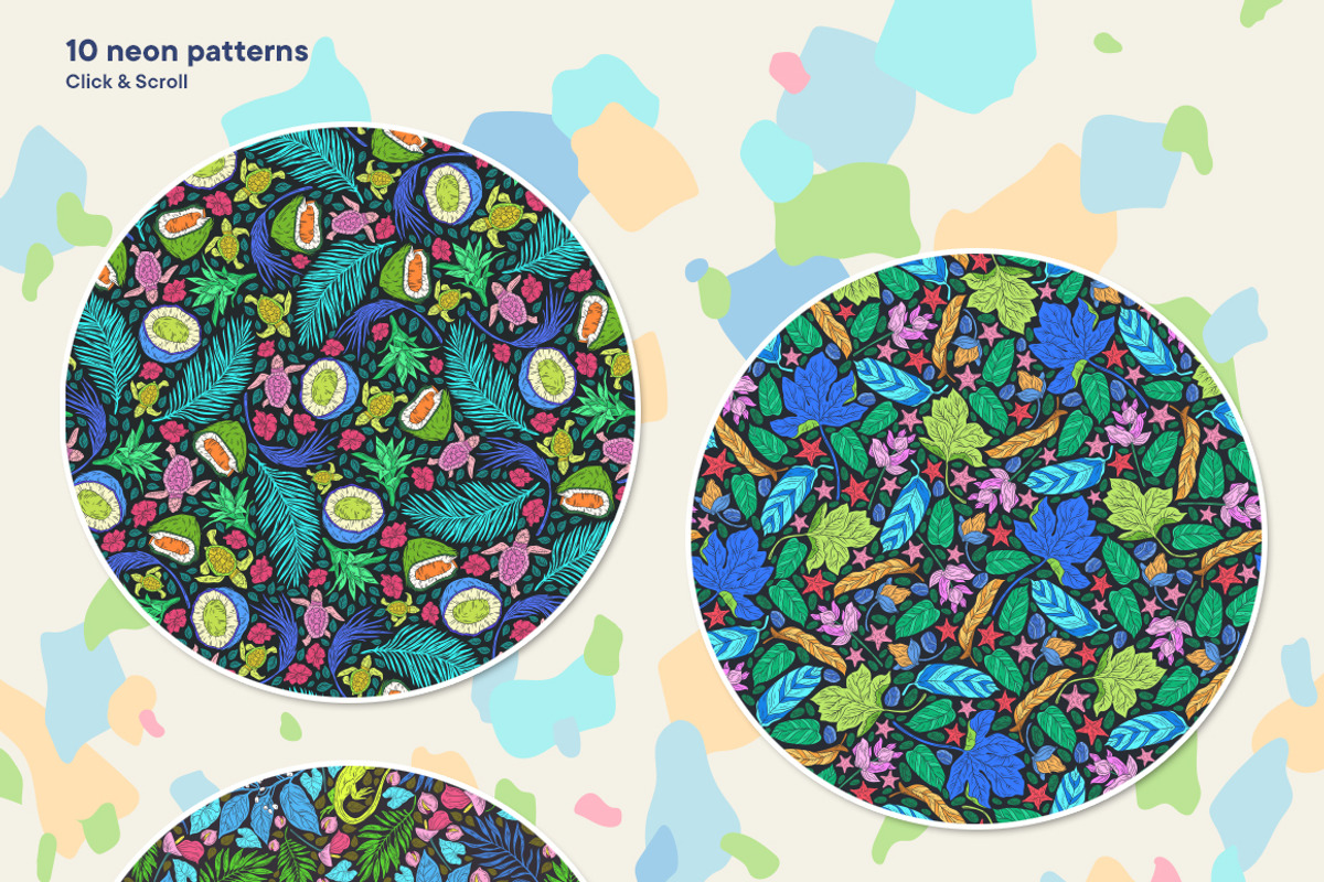 Life in the Tropics patterns, a Pattern Graphic by Piñata (Photo 2 of 14)