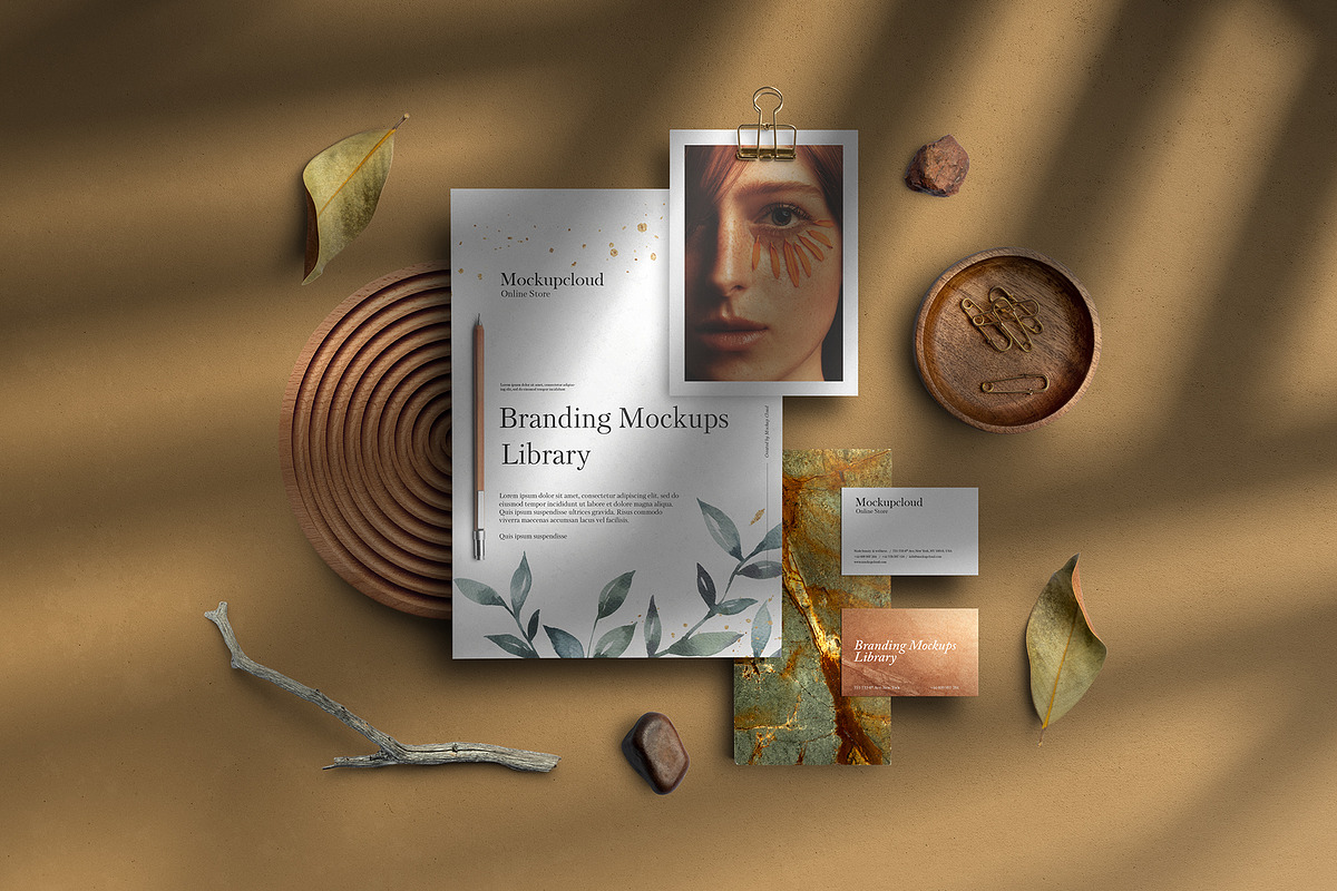 Branding Mockup Library by Mockupcloud