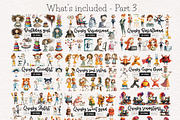 Whimsical People Clipart Bundle, a Person Illustration by PaintPixelCo (Thumbnail 15 of 15)