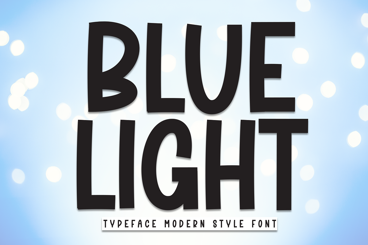 Blue Light | Script Font, a Script Font by Scratchones (Photo 1 of 8)