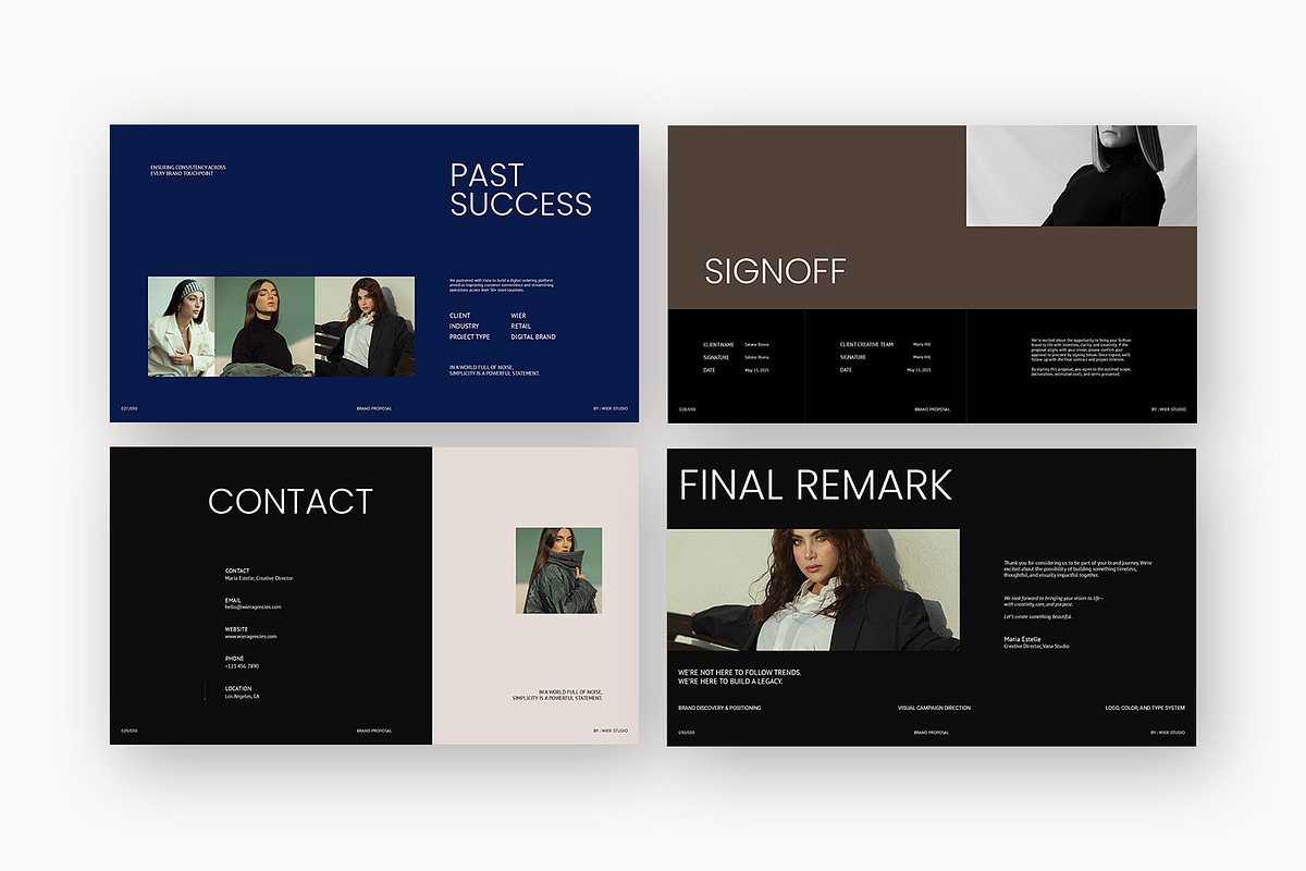 Wier : Minimal Design Google Slides, a Presentation Template by Punkl Camp (Photo 16 of 16)