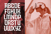 Chiteror Futuristic Display Font, a Sans Serif Font by timelesstype.co (Thumbnail 9 of 20)