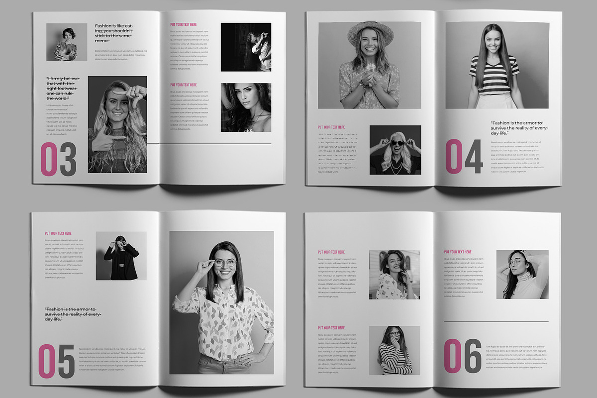 Look Book Layout, a Magazine Template by MightyDesign (Photo 3 of 6)
