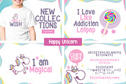 The Unicorn Dream Bundle, a Script Font by khurasan (Thumbnail 8 of 15)