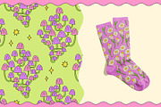 Retro Groovy | Cliparts & Patterns, an Object Graphic by Felizabeth Design (Thumbnail 6 of 9)